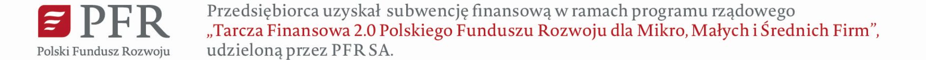 Projekt współfinansowany przez Polski Fundusz Rozwoju